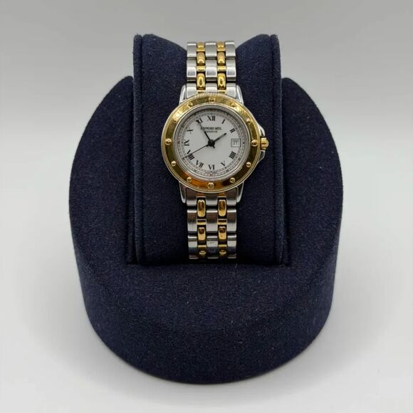 Raymond Weil Geneve 5360 Ladies Quartz Watch Roman Numeral White Dial 28mm main image 4